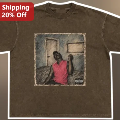 Juice WRLD Tee Vintage Acid Wash Graphic Shirt Emo Rap Merch