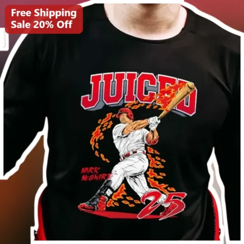 JUICED Mark McGwire Baseball Long Sleeve Shirt Retro Sports Apparel