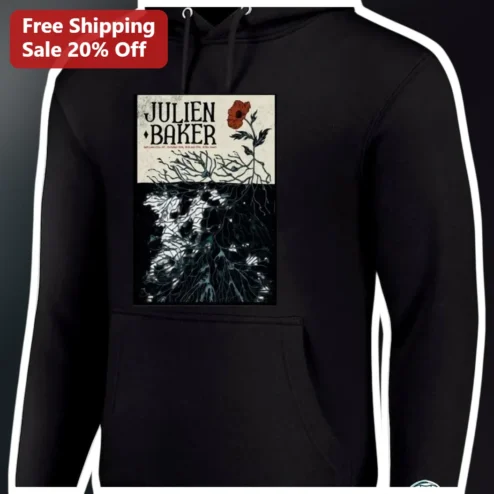 Julien Baker Hoodie Indie Rock Poppy Flower Art Merch Gift