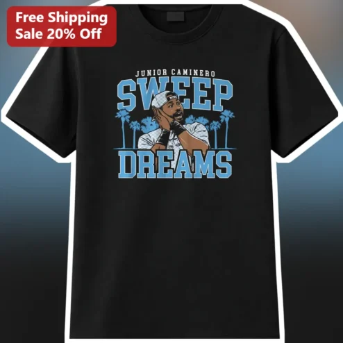 Junior Caminero Sweep Dreams Tampa Bay Rays Fan Graphic Tee