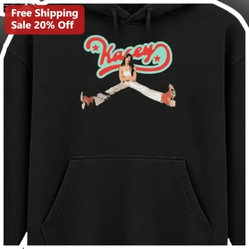 Kacey Musgraves Hoodie Retro Country Singer Fan Apparel Black Pullover Sweatshirt