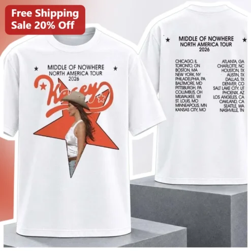 Kacey Musgraves Middle of Nowhere North America Tour 2026 Graphic Tee