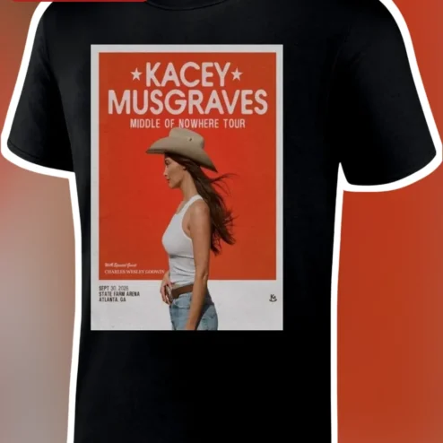 Kacey Musgraves Middle of Nowhere Tour Tee Country Music Fan Merch Vintage Concert Poster Shirt