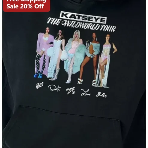 KATSEYE The Wildworld Tour Hoodie Fan Merch Concert Apparel