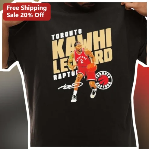 Kawhi Leonard Toronto Raptors Vintage Distressed Graphic Tee for Men Women Basketball Fans