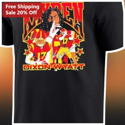 Kayden Dixon-Wyatt USC Trojans Football Player Signature Tee
