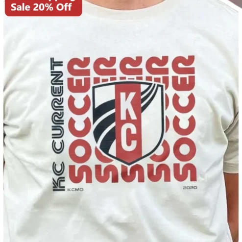 KC Current Soccer Tee NWSL Kansas City Women's Fan Apparel Shirt