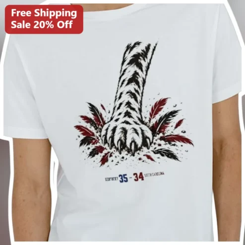 Kentucky 35-34 South Carolina Tee Comeback Cats Overtime Victory Graphic Shirt