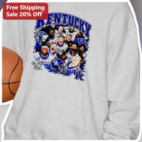 Kentucky Go Big Blue Sweatshirt University of Kentucky Wildcats Fan Apparel