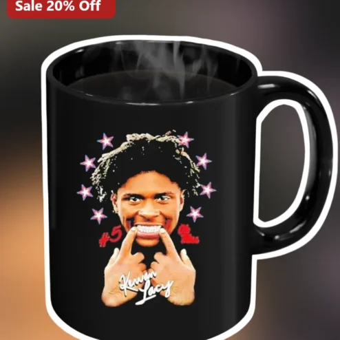 Kenyon Lacy #5 Football Player Ceramic Mug Gift for Sports Fans