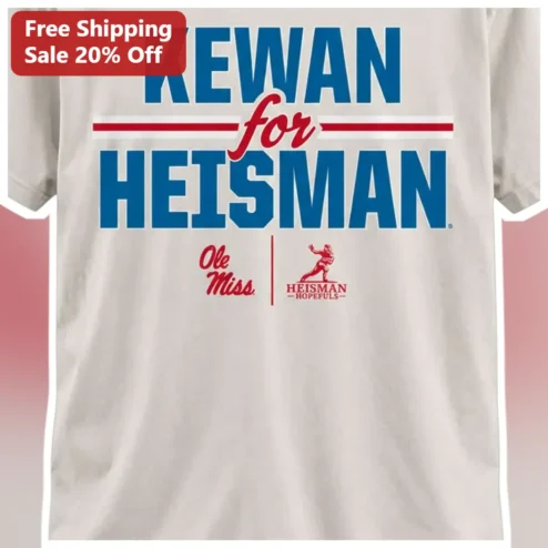 Kewan Latis for Heisman Ole Miss Rebels College Football Fan Tee
