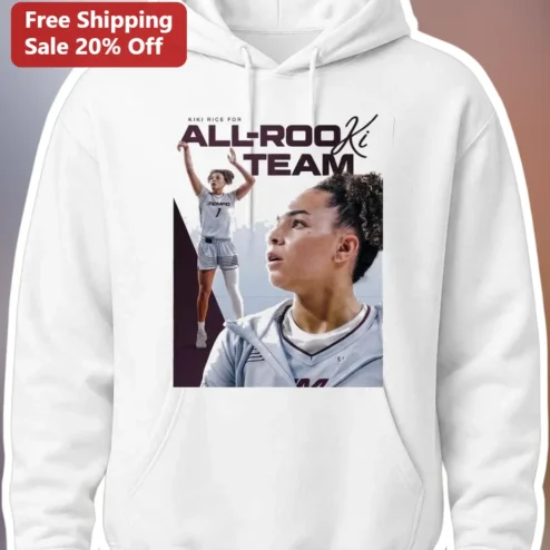 Kiki Rice All-Rookie Team Hoodie Toronto Tempo WNBA Basketball Fan Apparel