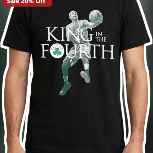 King in the Fourth Jayson Tatum Boston Celtics Tee