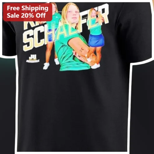 KIT SCHAFFER Tee Women's Golf Fan Merchandise Black Cotton Shirt