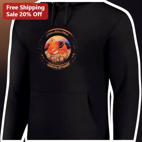 Kraut Street Circus Yadeling Astrawian Hoodie Psychedelic One Eyed Monster Banjo Player Graphic Pullover