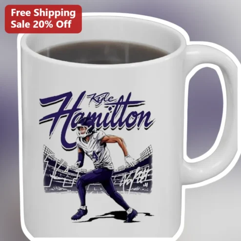 Kyle Hamilton Mug Baltimore Ravens NFL Player Gift Coffee Cup