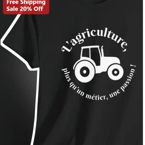 L'agriculture Plus Qu'un Metier Une Passion Tee French Farmer Gift Shirt