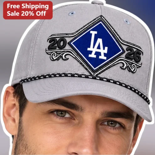 LA Dodgers Cap Embroidered Patch Baseball Hat for Men Women