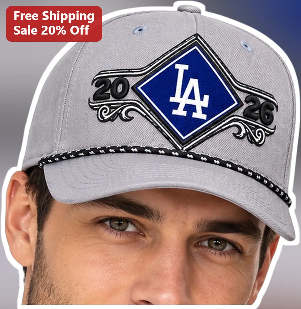 LA Dodgers Cap Embroidered Patch Baseball Hat for Men Women