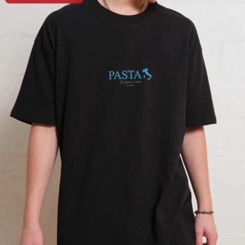 La Pasta Vita Graphic Tee Italian Food Lover Shirt Funny Pasta Quote Gift