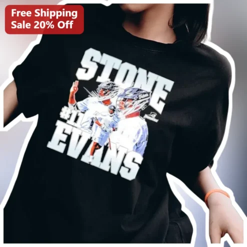 Lacrosse Player Custom Name Tee Personalized Athlete Gift for Men Women