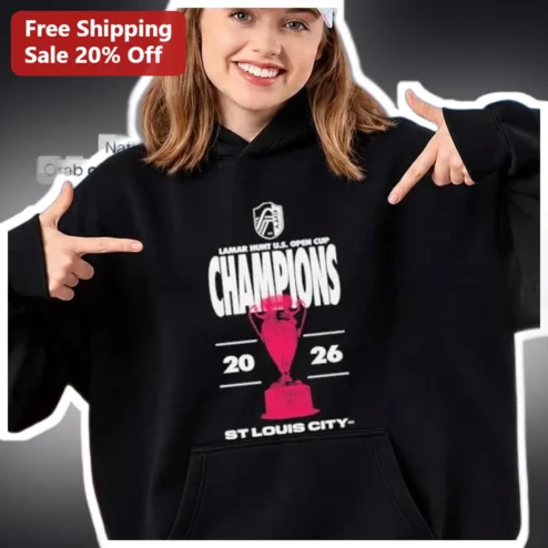 Lamar Hunt U.S. Open Cup Champions St Louis City SC Hoodie