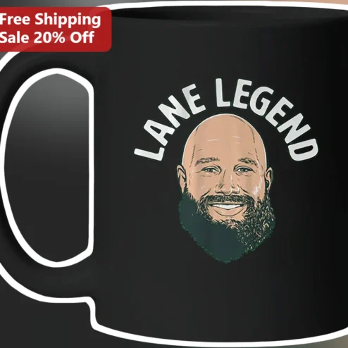 Lane Legend Mug Joe Rogan Podcast Fan Gift Black Ceramic Coffee Cup