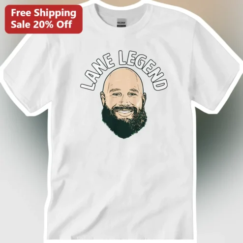 Lane Legend Tee Funny Bowling Shirt for Bowlers and Lane Staff