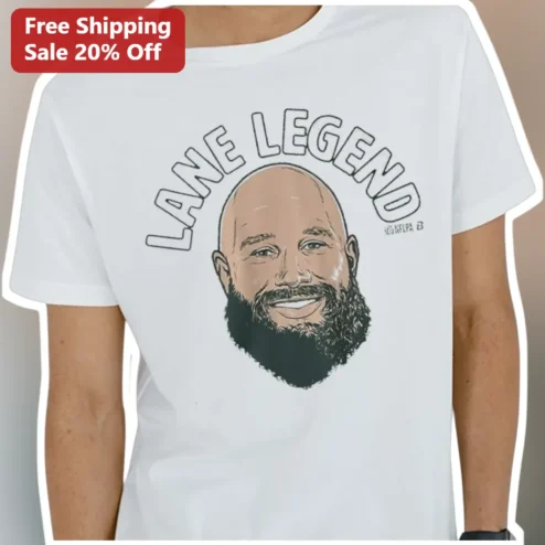 Lane Legend Tee Lane Kiffin Ole Miss Coach Caricature Graphic Shirt for Men
