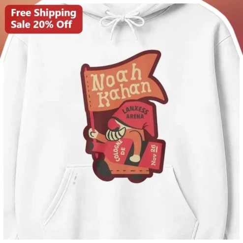 LANXESS ARENA COLOGNE DE Hoodie Noah Kahan Concert Souvenir Gnome Graphic Pullover