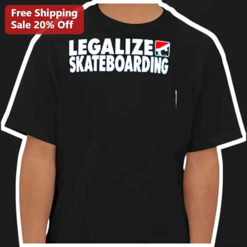 Legalize Skateboarding Tee Vintage 90s Streetwear Graphic T-Shirt for Men Women