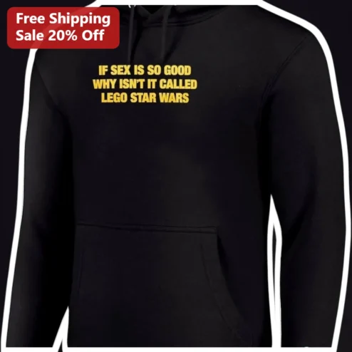 LEGO Star Wars Funny Quote Pullover Hoodie Adult Humor Gift for Gamers
