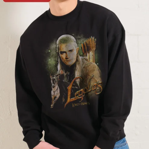 Legolas Lord of the Rings Sweatshirt Prince of Mirkwood Fantasy Movie Merch Gift for LOTR Fans
