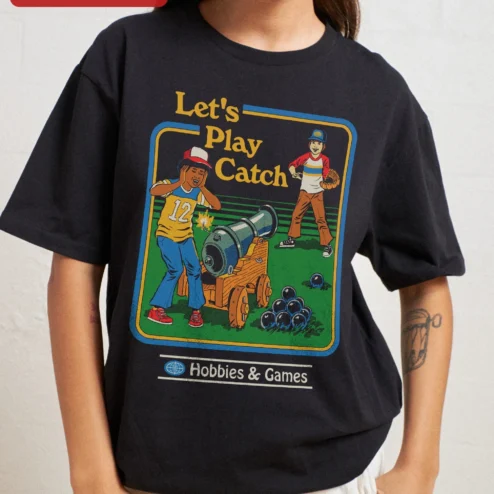 Let's Play Catch Jujutsu Kaisen Meme Graphic Tee Anime Fan Gift