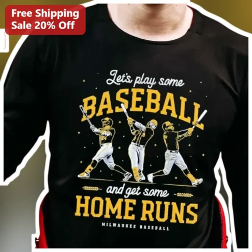 Let's Play Some Baseball And Get Some Home Runs Vintage Long Sleeve Shirt