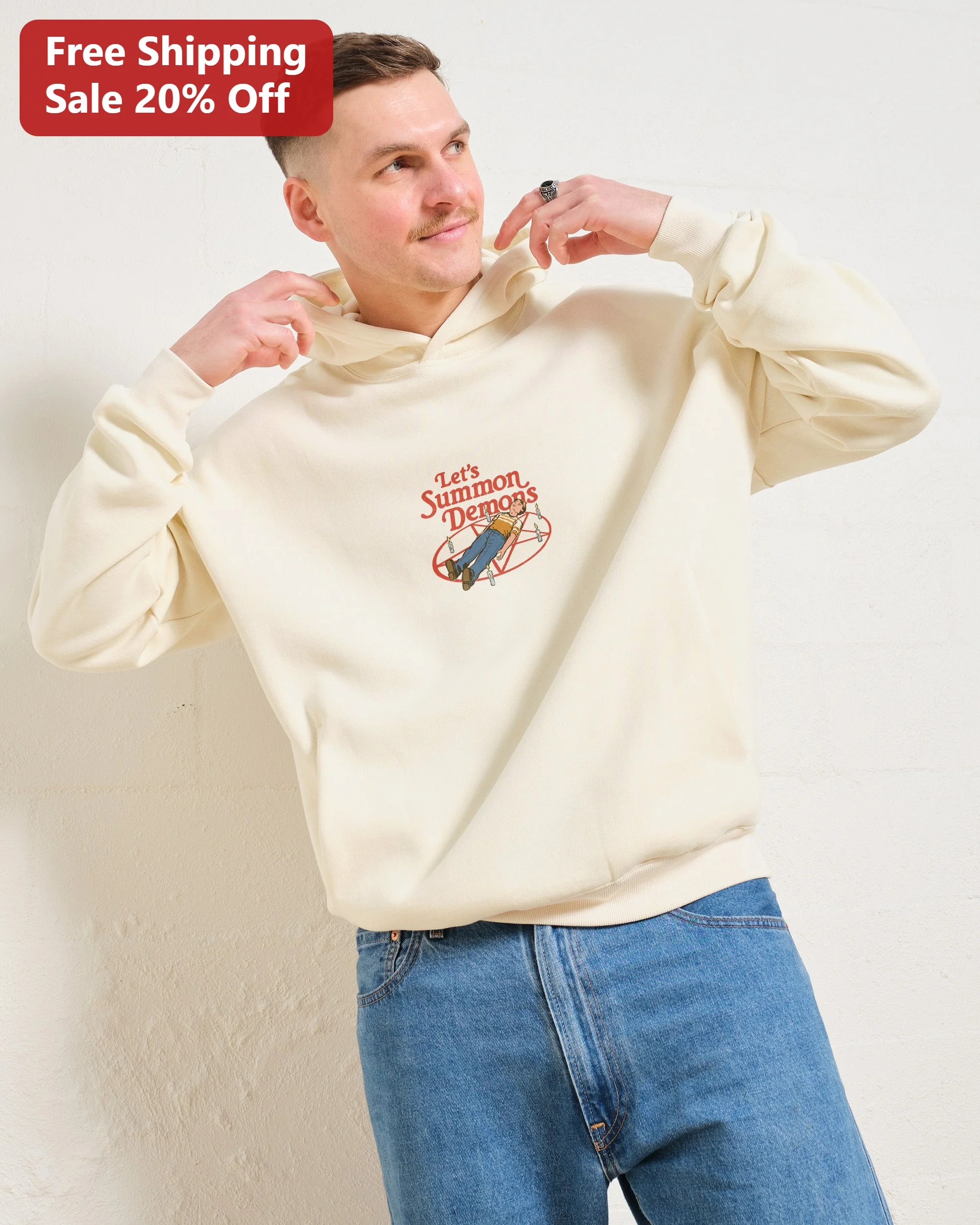 Let's Summon Demons Hoodie Funny DnD Tabletop Gaming Pullover Gift for Men Women
