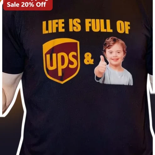 Life Is Full Of Ups And Downs Tee Special Needs Awareness Gift For Parents