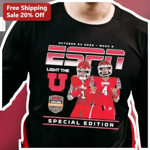 Light The U Special Edition Long Sleeve Shirt Utah College GameDay Football Fan Apparel