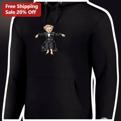 Little Lord Fauntleroy Hoodie Vintage Gothic Child Portrait Pullover for Men and Kids