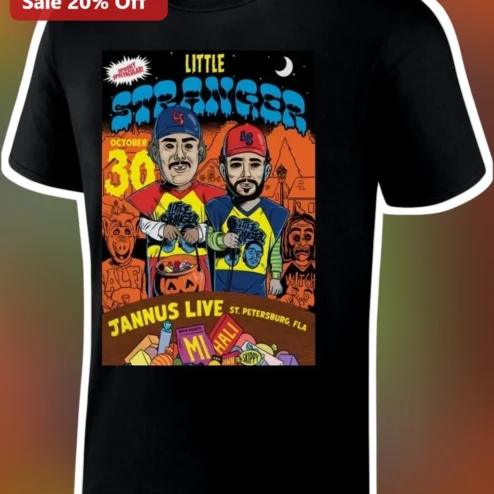Little Stranger Jannus Live Tee Halloween Concert Poster Graphic Shirt