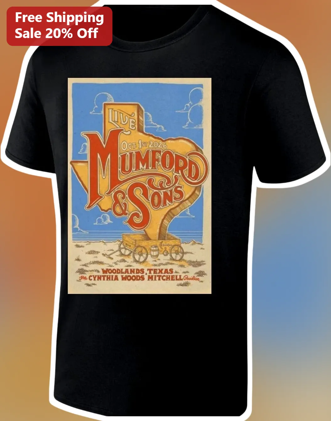 Live Mumford Sons Tee Vintage Folk Rock Band Tour Merch Graphic Shirt