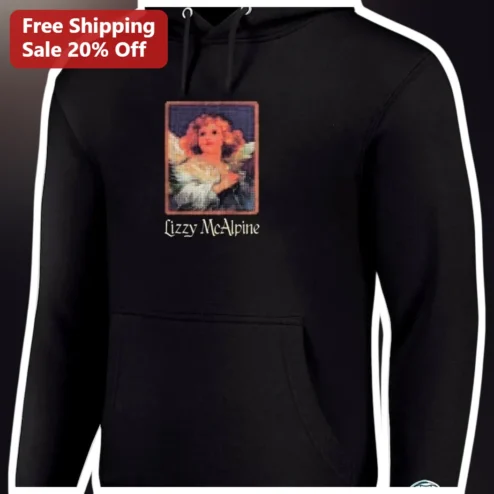 Lizzy McAlpine Hoodie Vintage Angel Print Indie Folk Fan Merch Gift