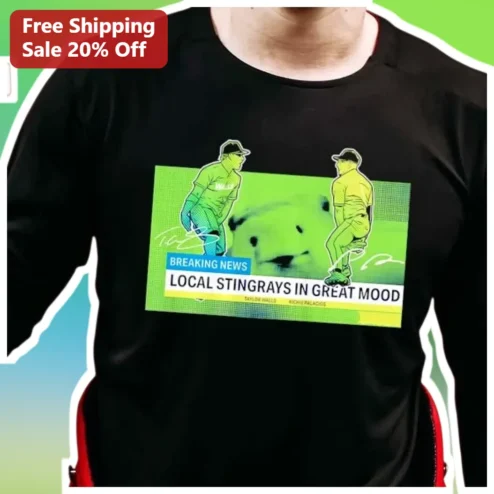 Local Stingrays In Great Mood Long Sleeve Shirt Baseball Team Fan Apparel