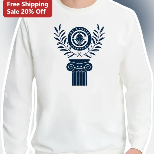 Los Angeles Clippers Vintage Style Crewneck Sweatshirt for Men Women NBA Fan Apparel