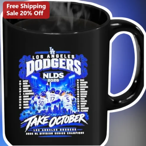 Los Angeles Dodgers NLDS 2026 Take October Mug