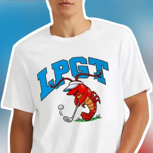LPGT Ladies Philippine Golf Tour Lobster Pun Graphic Tee for Women