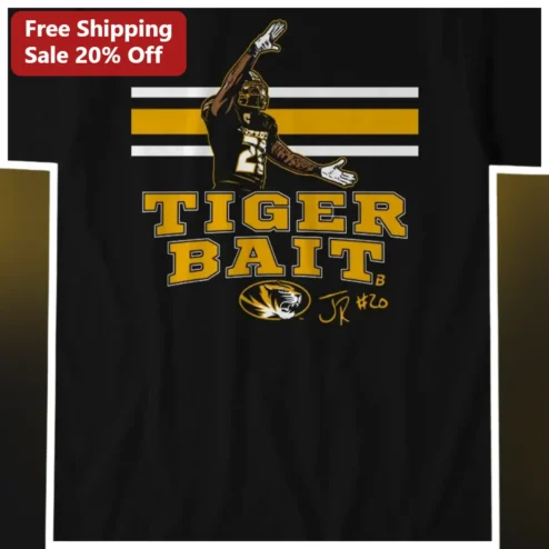 LSU Tiger Bait Joe Burrow Graphic Tee for Men College Football Fan Gift