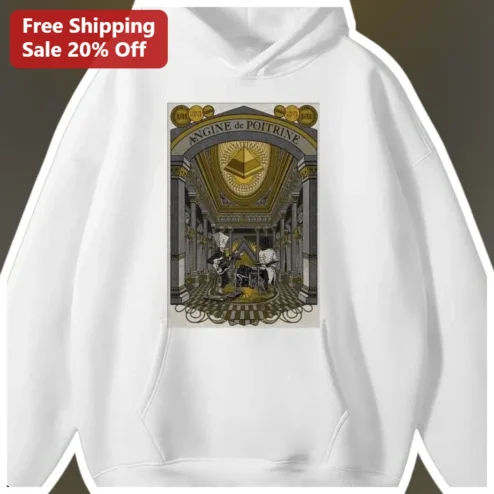 Machine de Poitrine Hoodie Ethereum Crypto Music Band Pullover