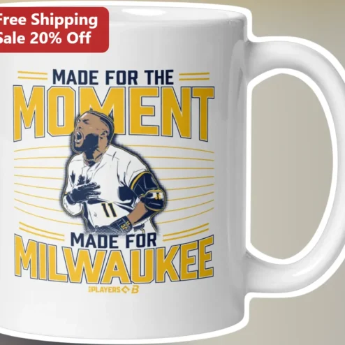 Made For Milwaukee Mug Christian Yelich Brewers Fan Coffee Cup