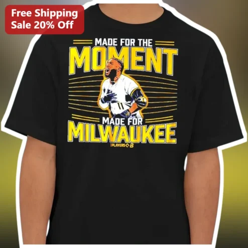 Made For The Moment Made For Milwaukee Ryan Braun Baseball Player Graphic Tee